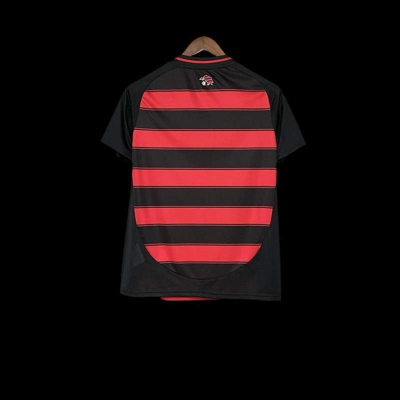 Camisa Flamengo Home 2025/26 - Feminina Adidas - Preto e Vermelho