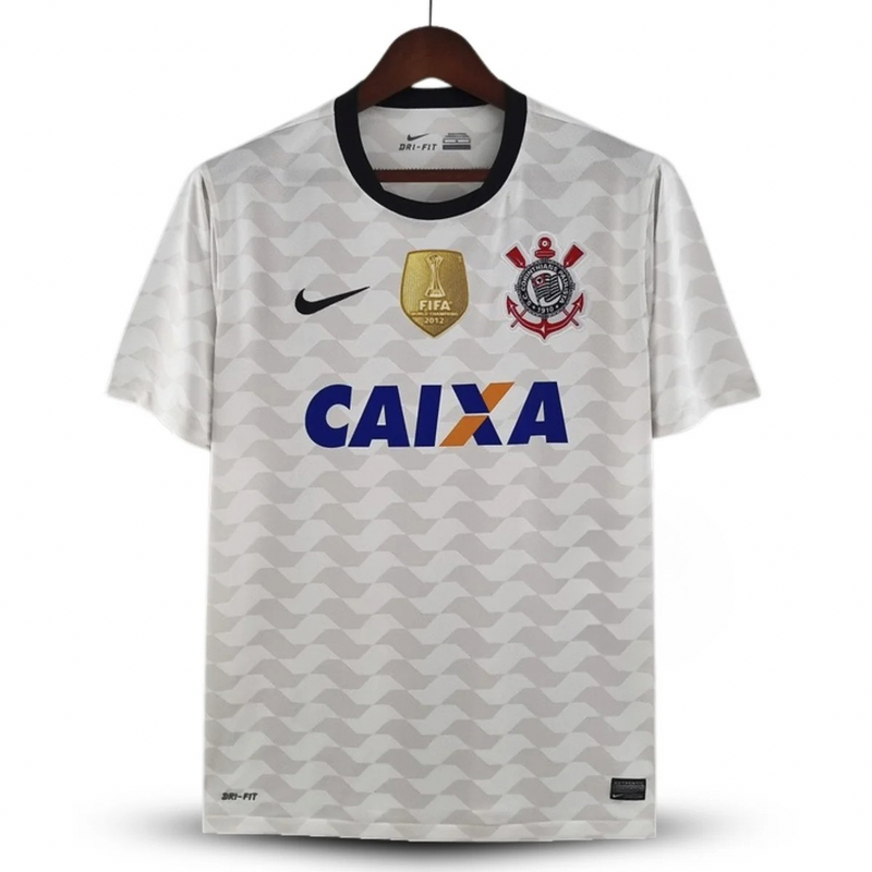 Camisa Corinthians 2012 Versão Retrô Com Patch do Mundial