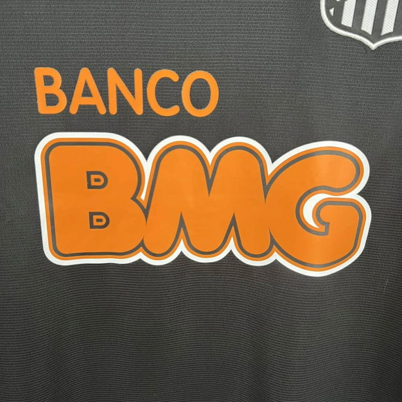 Camisa Retro Santos Nike 11/12 Torcedor Masculina Preta