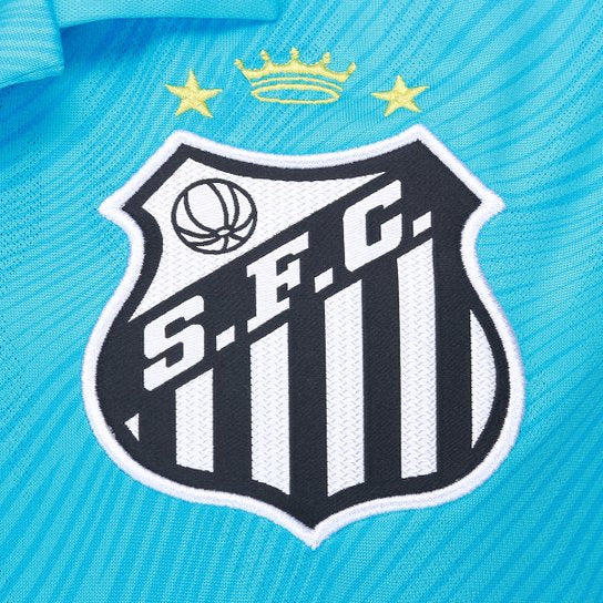 Camisa Santos 25/26 s/n Torcedor Edição Especial Umbro Masculina - Azul+Preto