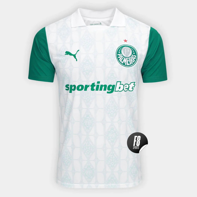 Camisa Palmeiras Madureira Puma 24/25 - Versão Torcedor Branca