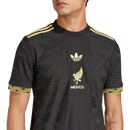 Camisa Seleção México Home 2025/26 - Torcedor Adidas Masculino - Preto e Dourado