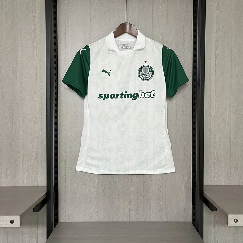 Camisa Palmeiras II 25/26 - Versão Feminina Baby Look Branca