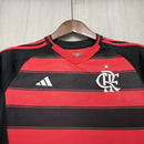 Conjunto Infantil Flamengo Titular 25/26 - Preto e Vermelho
