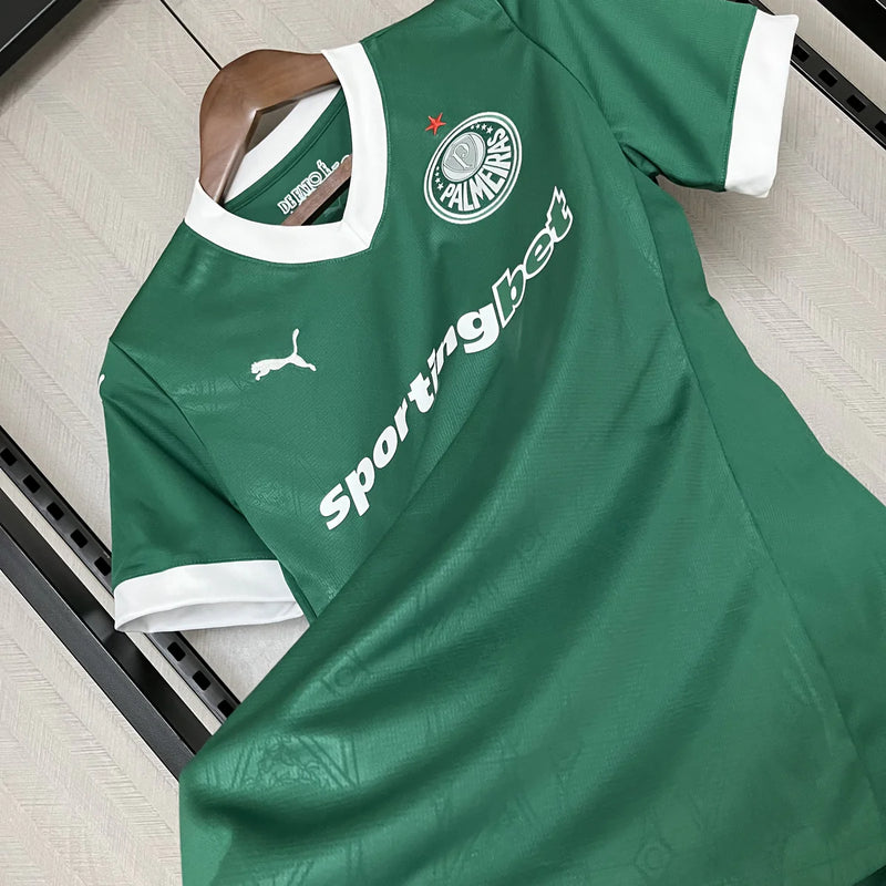 Camisa Palmeiras Titular 25/26 - Versão Feminina Baby Look Verde