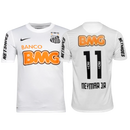 Camisa Santos Retrô 2011/2012 Branca Neymar