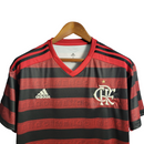 Camisa Flamengo I 19/20 Retrô Torcedor Masculina - Vermelha e preta com os detalhes em branco