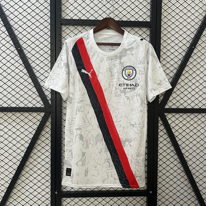 Camisa Manchester City 2025/26 - Torcedor Masculina - Branca