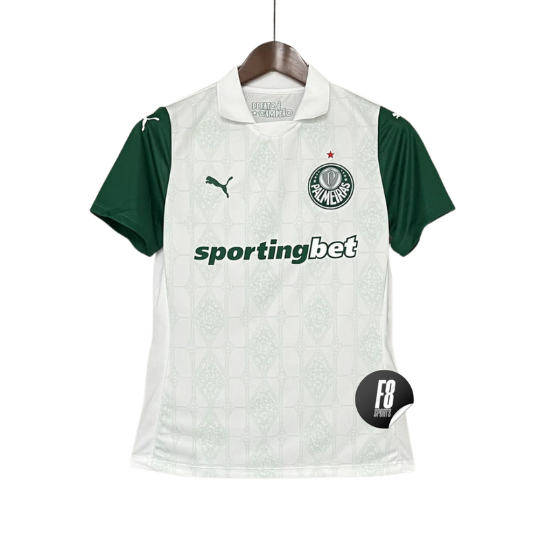 Camisa Palmeiras II 25/26 - Versão Feminina Baby Look Branca