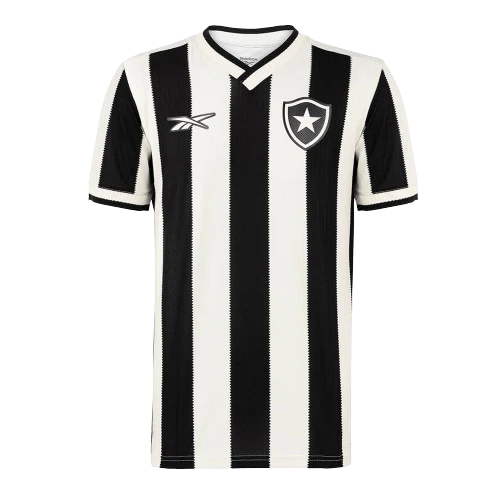 Camisa Botafogo I casa - 2024 Reebok - Preto e Branco