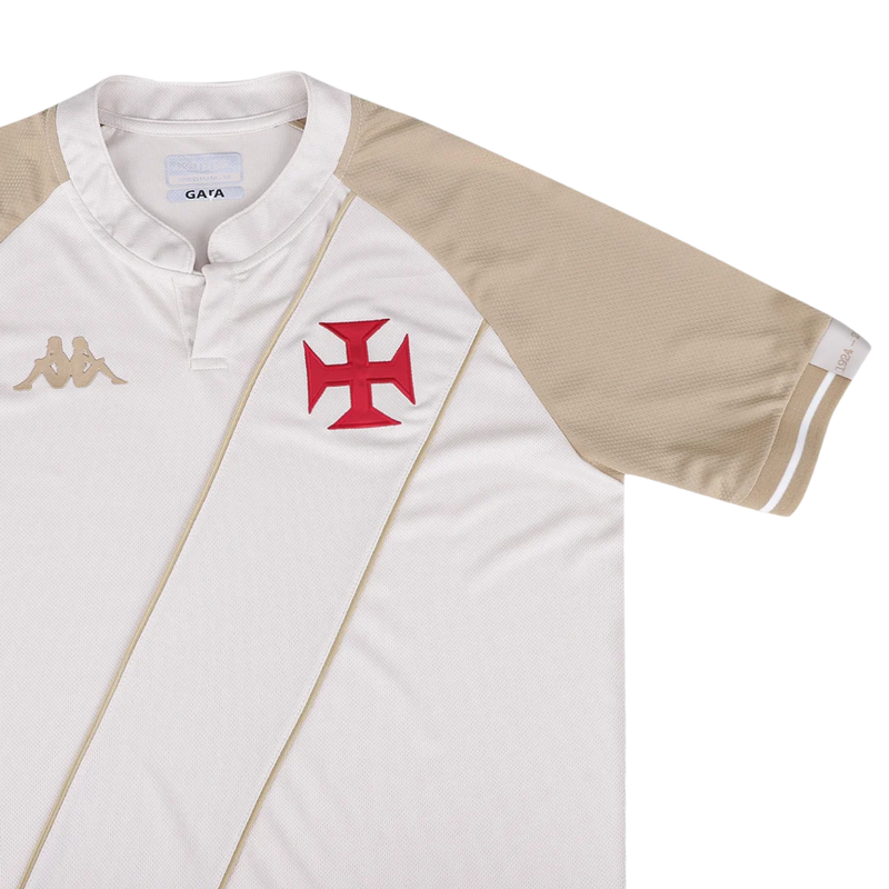 Camisa Vasco 3 2024 - 100 anos Resposta Histórica Kappa Masculina Bege