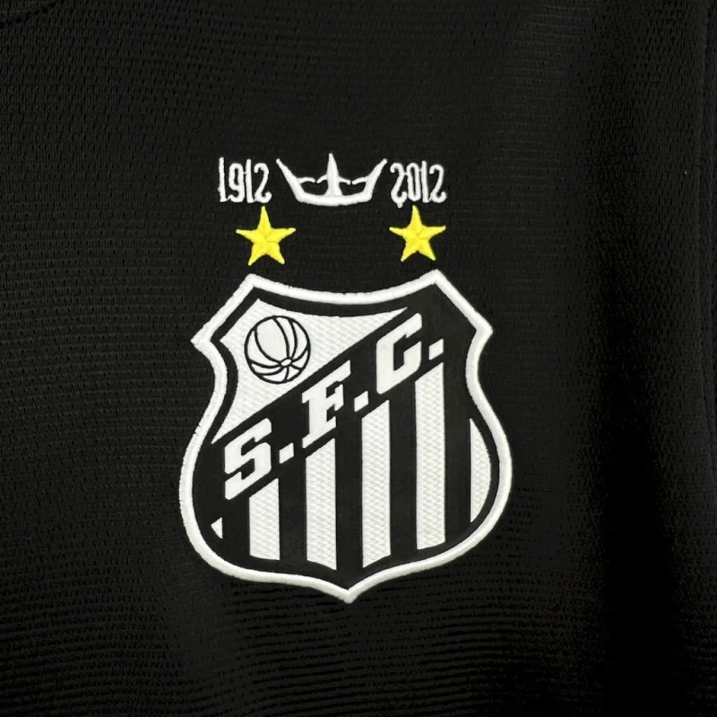 Camisa Retro Santos Nike 11/12 Torcedor Masculina Preta