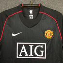 Camisa Manchester United Retrô 2007/2008 Preta - Nike