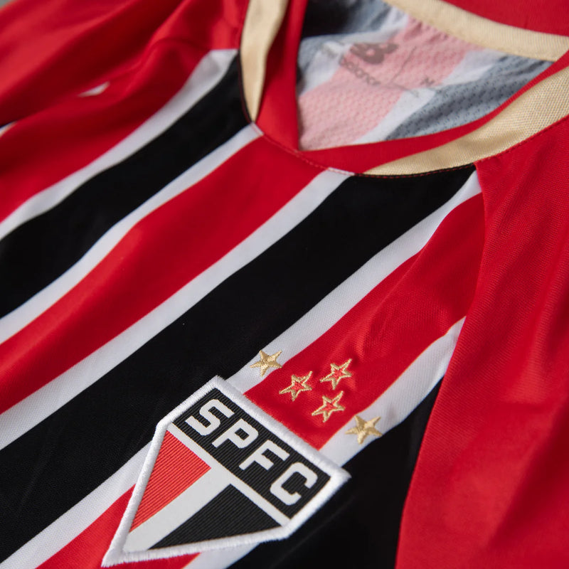 Camisa São Paulo Fora 25/26 - Vermelha Feminina
