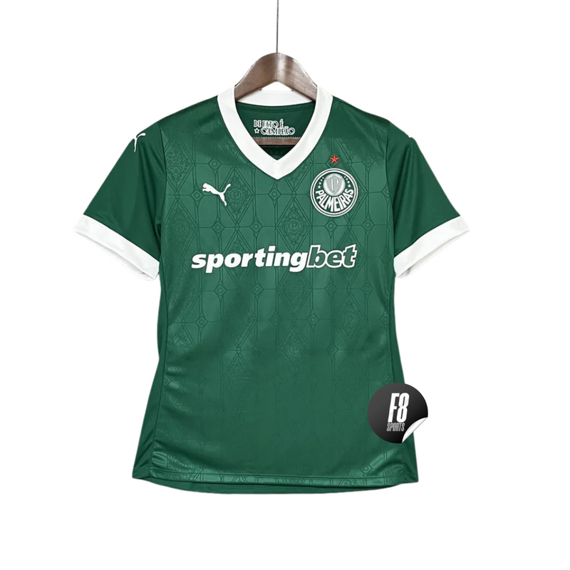 Camisa Palmeiras Titular 25/26 - Versão Feminina Baby Look Verde