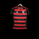 Camisa Flamengo Home 2025/26 - Feminina Adidas - Preto e Vermelho