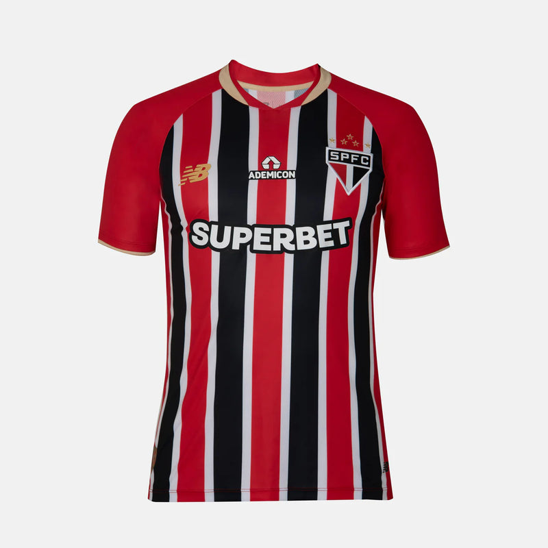 Camisa São Paulo Fora 25/26 - Vermelha Feminina