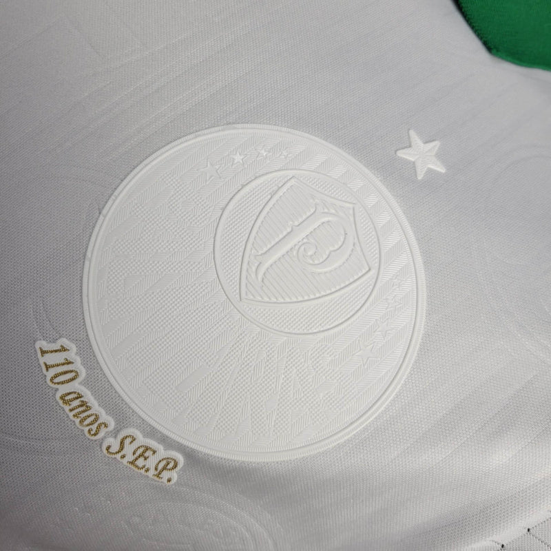 Camisa Palmeiras Edição especial 24/25 - Jogador Puma Masculina - Branca com detalhes em verde