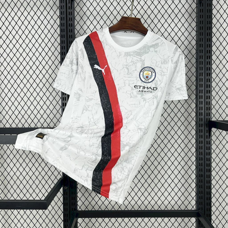 Camisa Manchester City 2025/26 - Torcedor Masculina - Branca